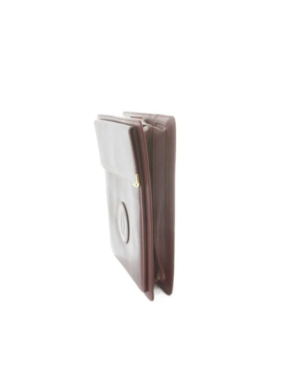 Cartier Clutch Leather Bordeaux